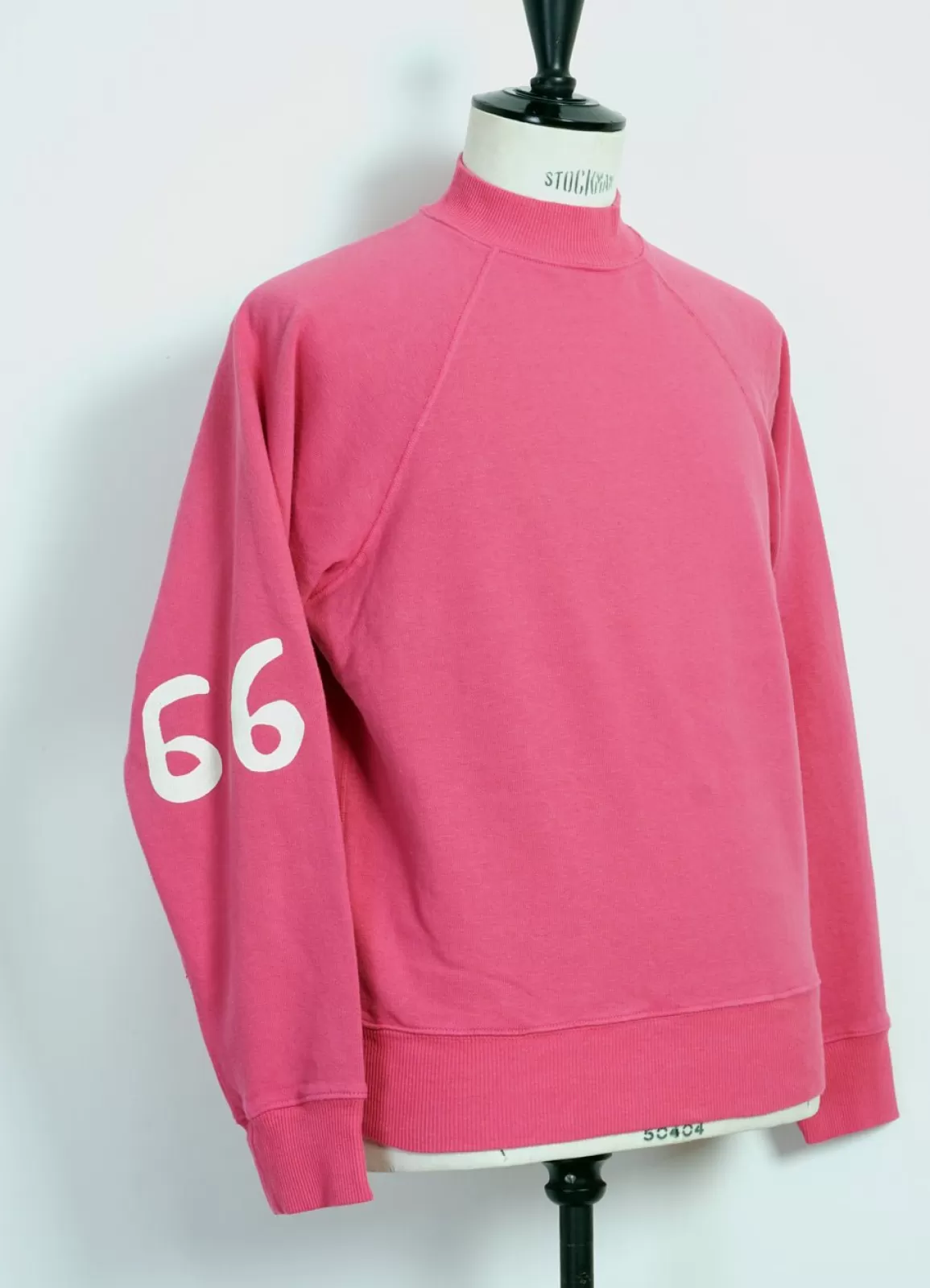 Outlet 1966 Fleece | Raglan Mock Neck Sweater | Pink Jerseys