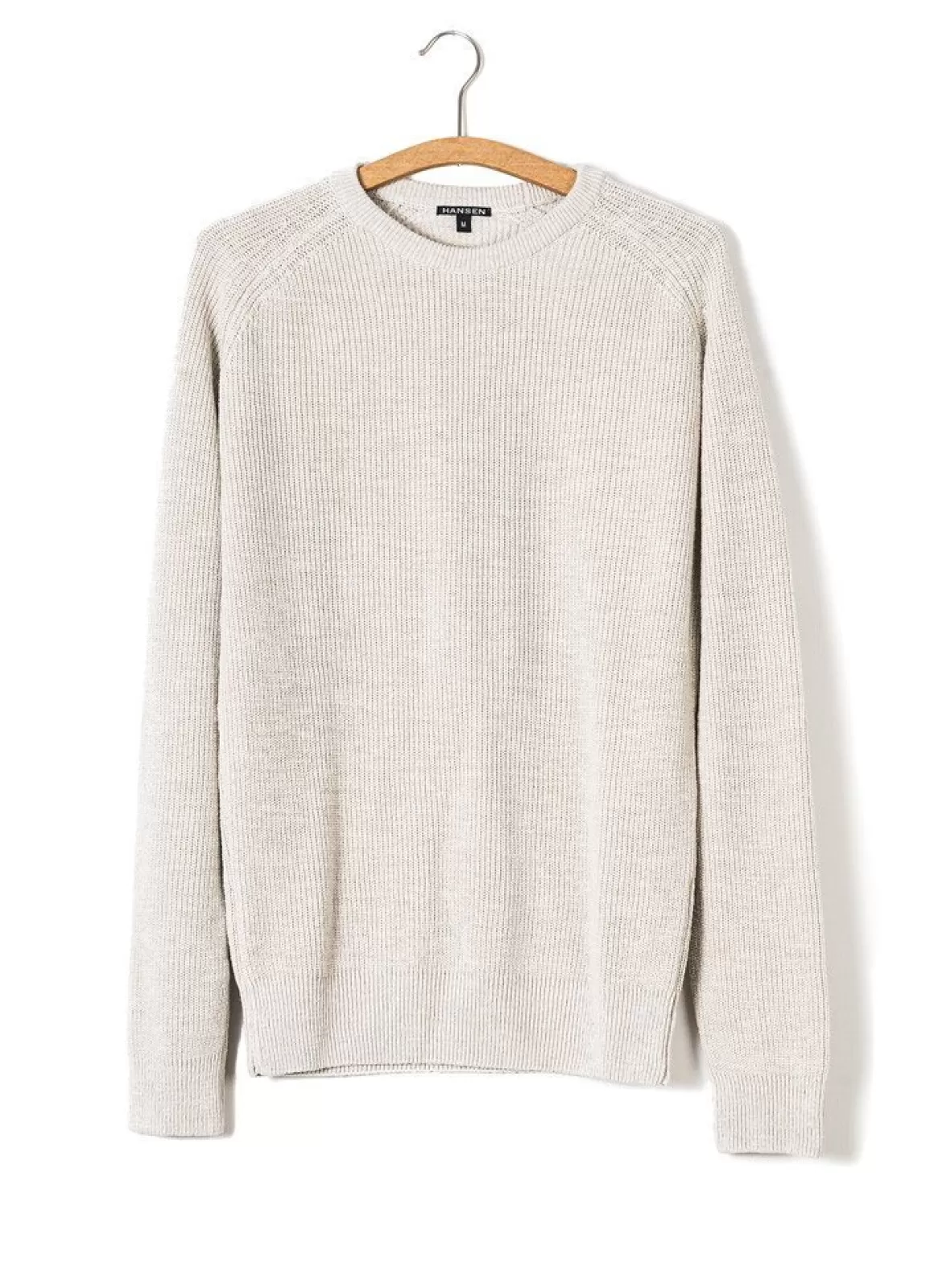 Best Alfred | Knitted Basic Crewneck | Nature Knitwear