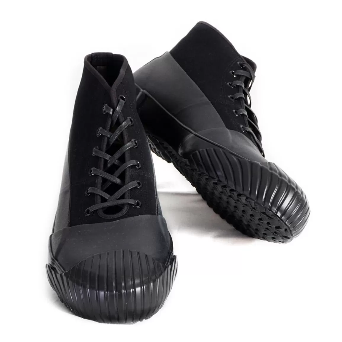 Online Allweather | Vulcanised Sole Sneaker Boot | Black Boots