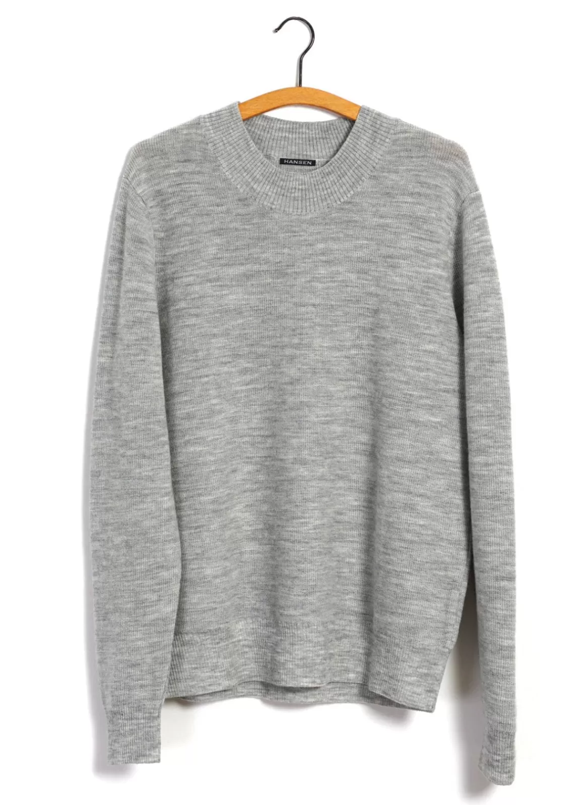 Best Sale Andre | Knitted Crew Neck Sweater | Winter Grey Knitwear