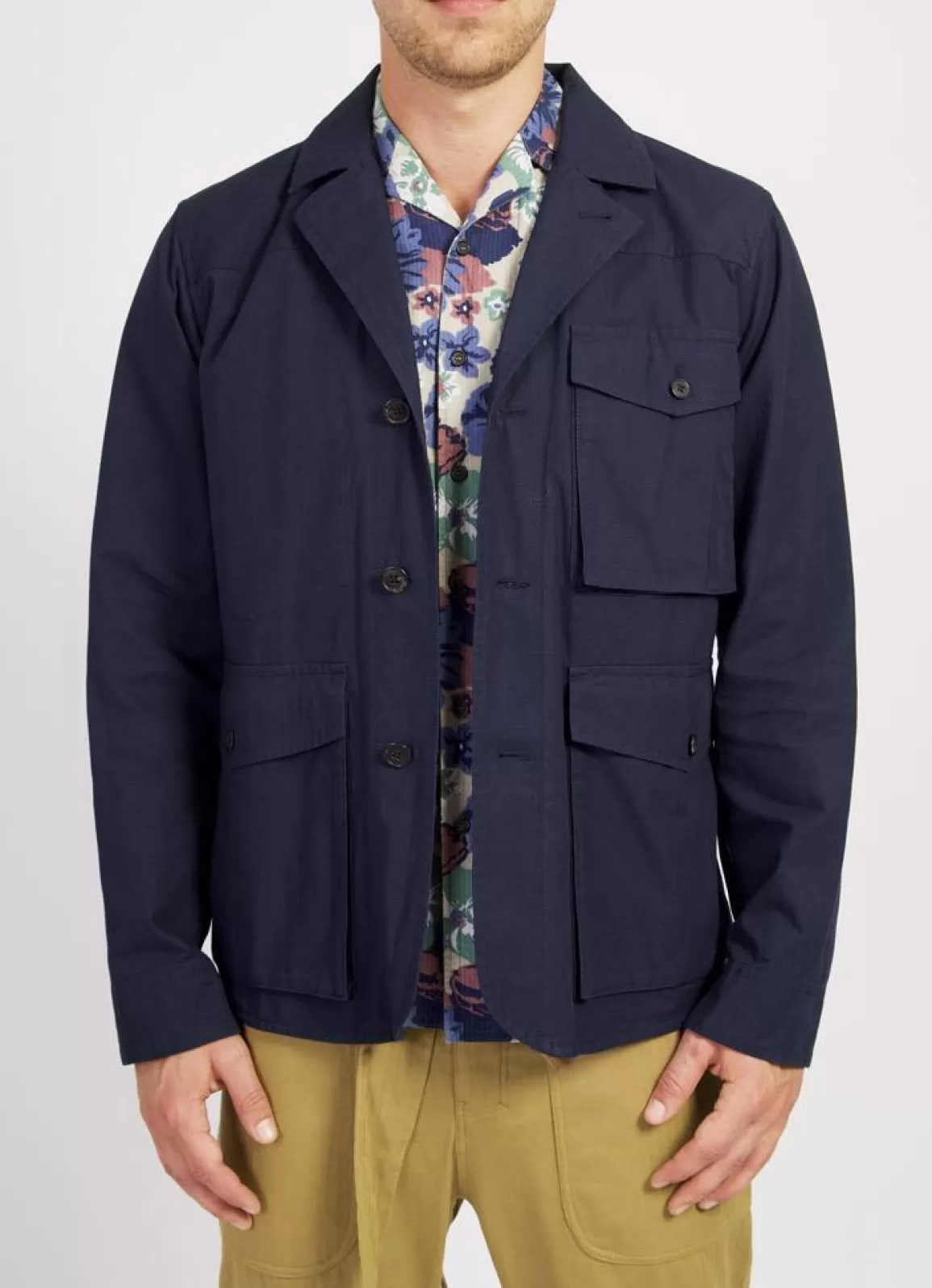 Cheap Anton | Open Back Jacket | Arctic Blue Jacket & Coats