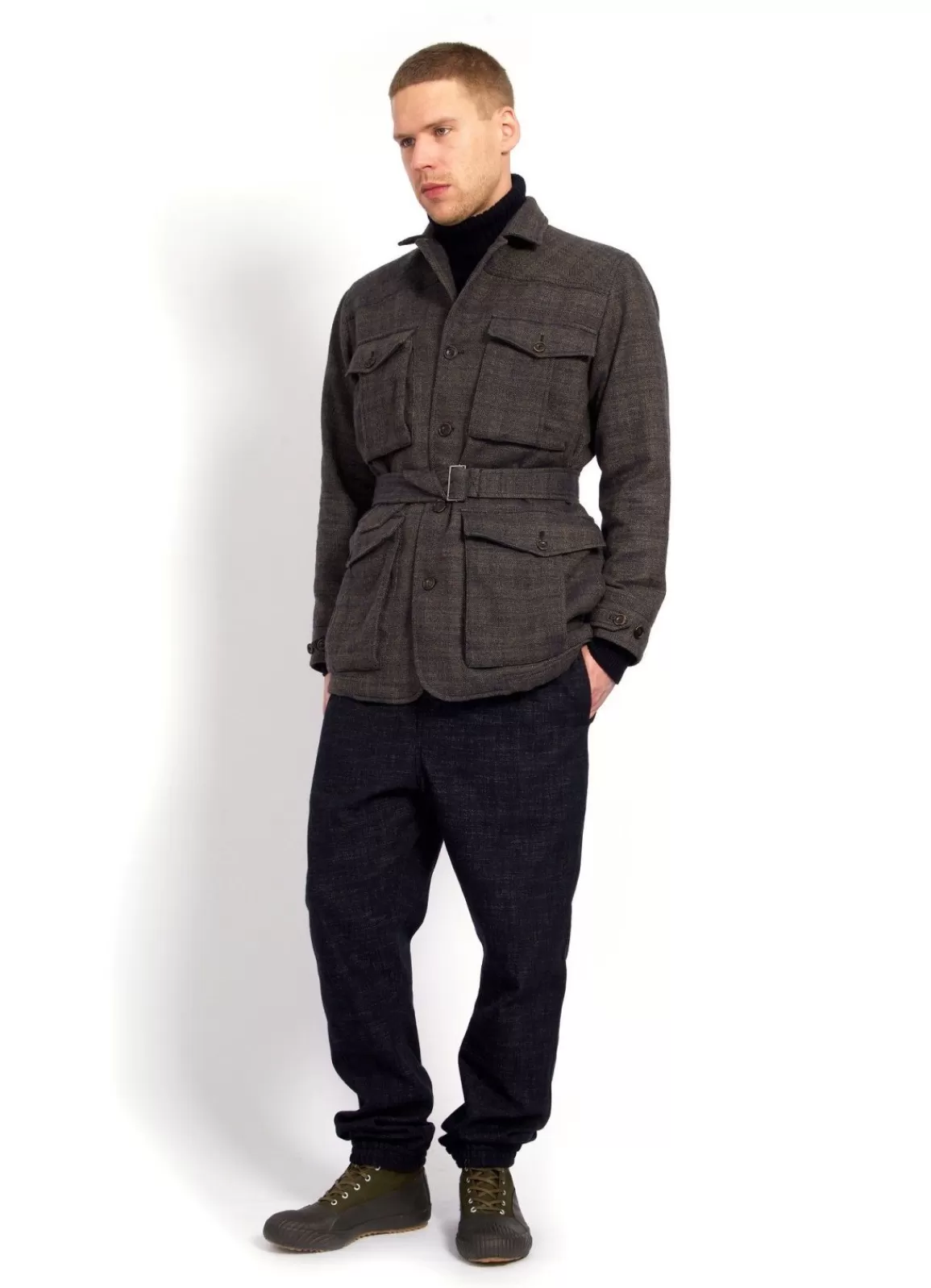 Sale Arve | Cargo Pockets Tweed Jacket | Trout Jacket & Coats