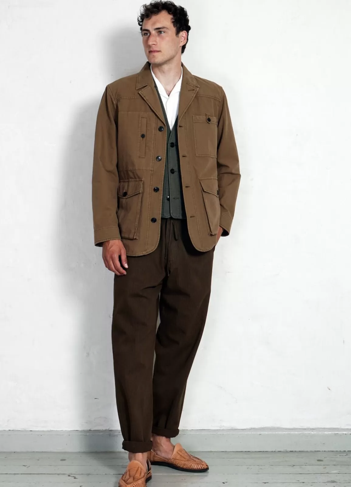 Cheap Aslak | Utility Jacket | Khaki Jacket & Coats