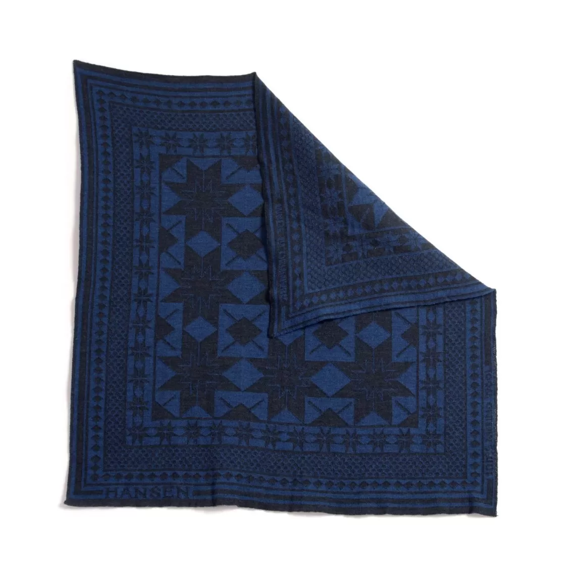 Clearance Bandana Two | Snow | Blue-Grey Scarves