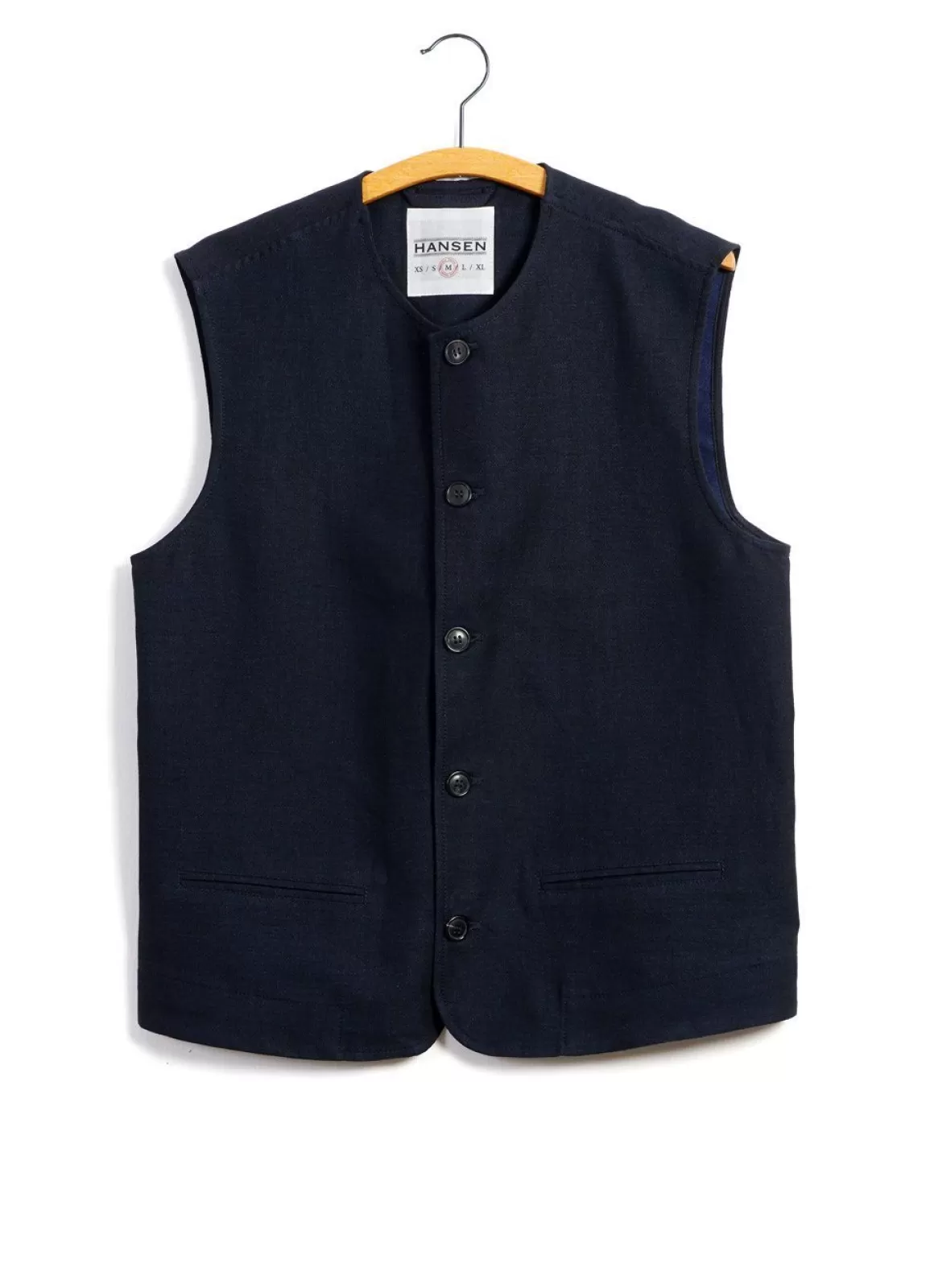 Fashion Ben | Crewneck Waistcoat | 3-Tone Blue Waistcoats