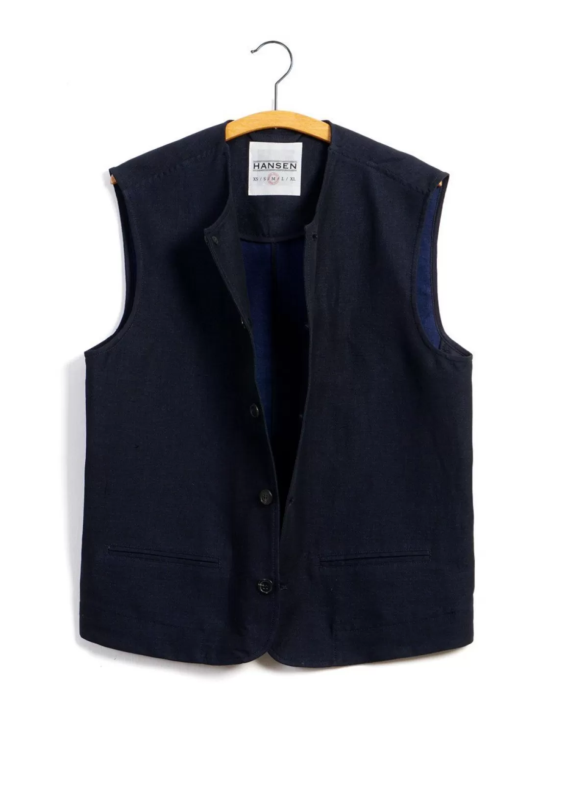 Fashion Ben | Crewneck Waistcoat | 3-Tone Blue Waistcoats