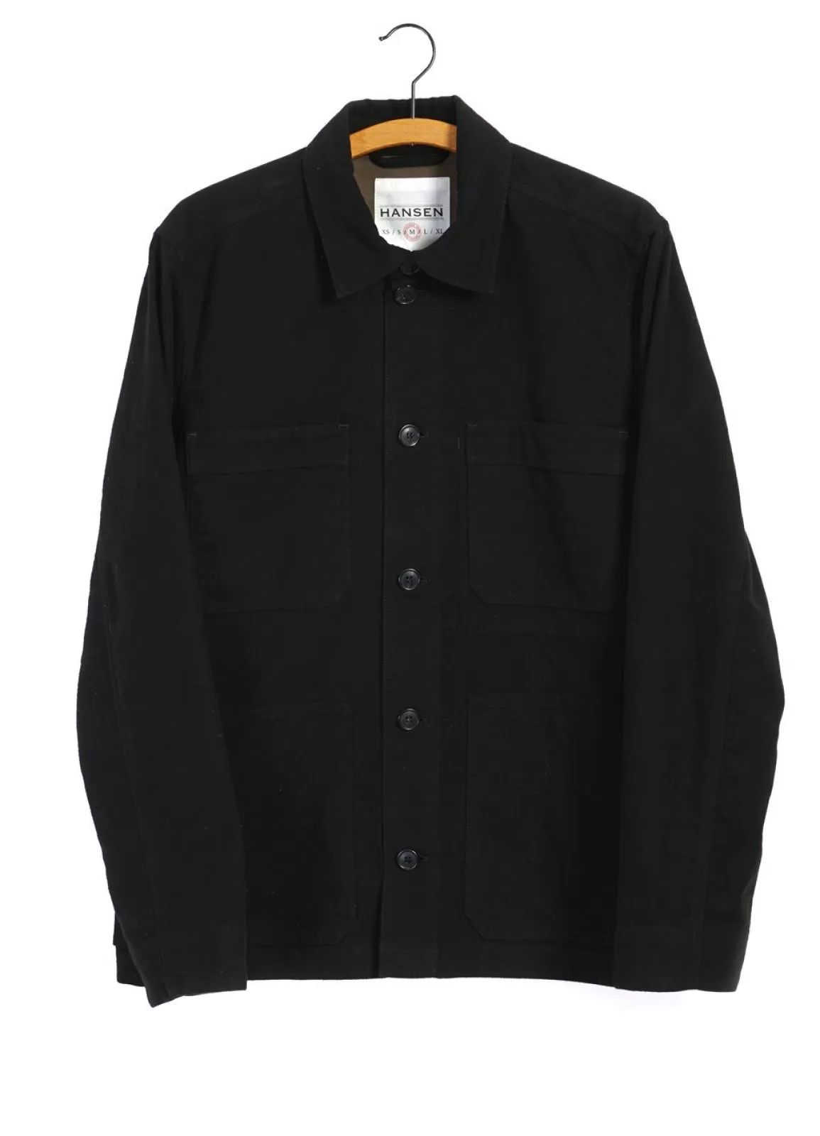 Fashion Bertram | Refined Work Jacket | Black Jacket & Coats