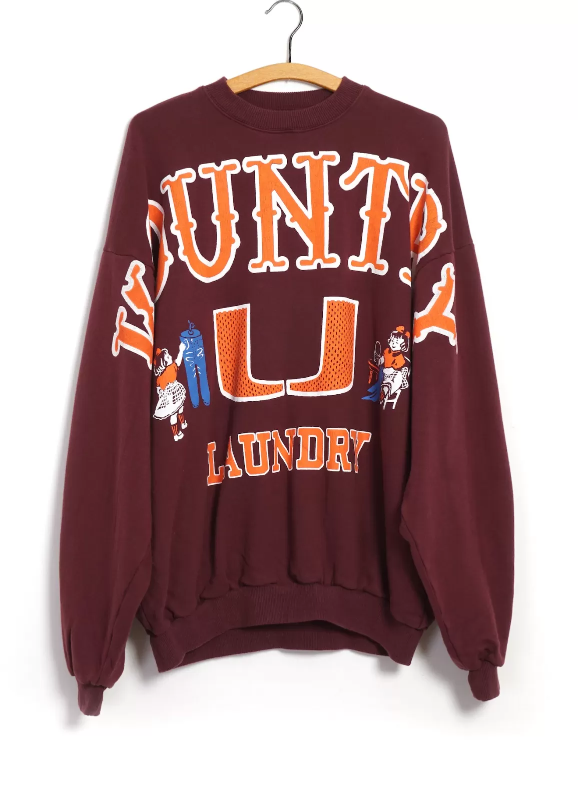 Best Big Kountry | Oversized Sweater | Burgundy Jerseys