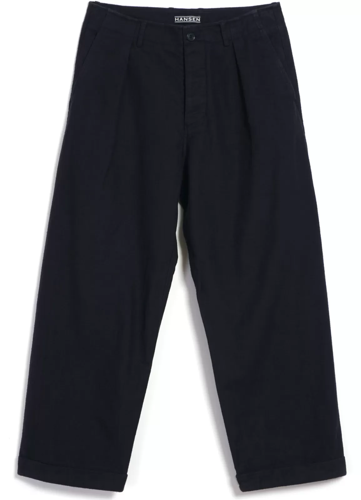 Flash Sale Bobby | Super Wide Pleated Trousers | Navy Trousers