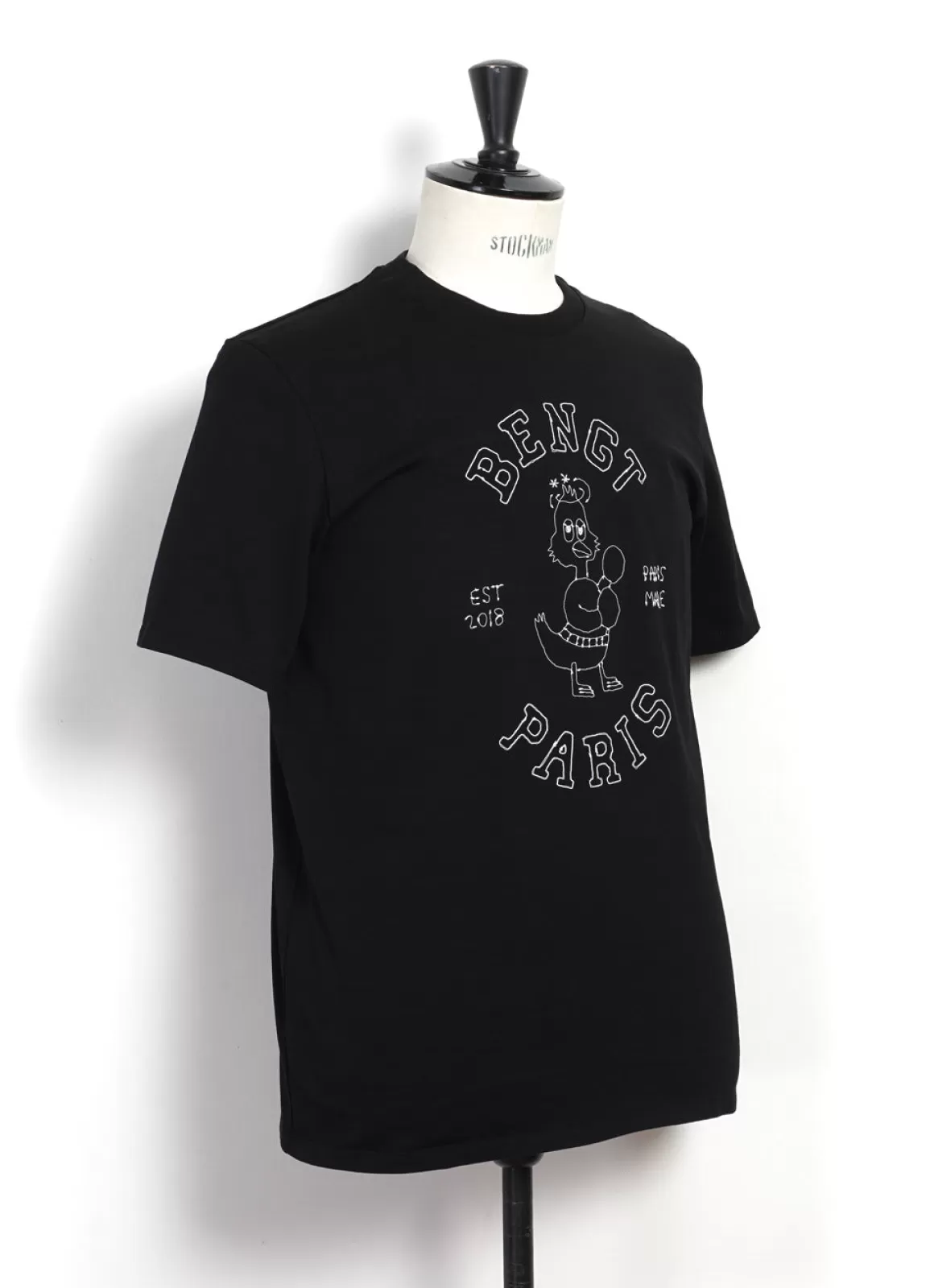 Clearance Boxer | Embroidered T-Shirt | Black Jerseys