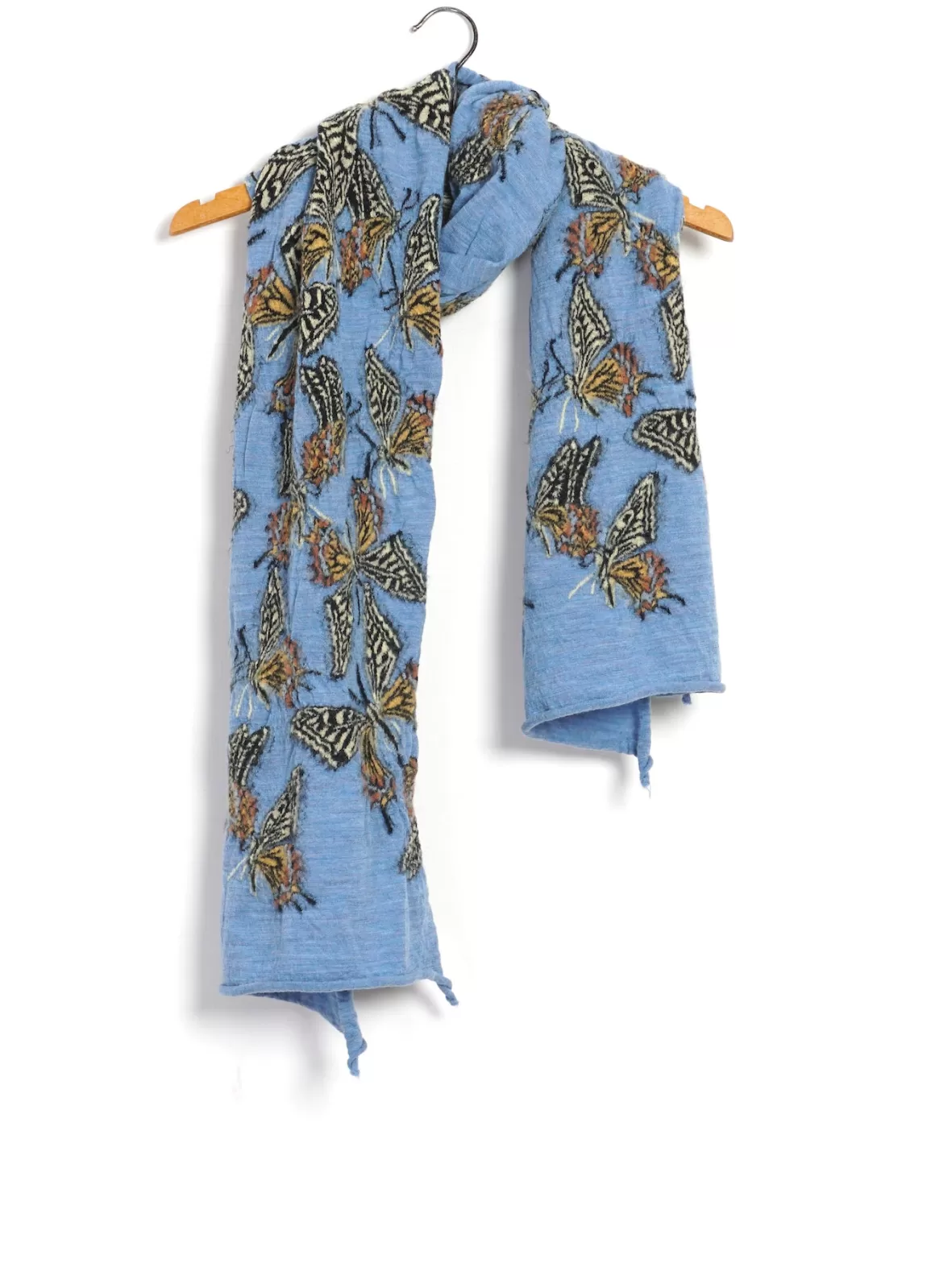 Best Sale Butterfly | Compressed Wool Scarf | Sax Scarves