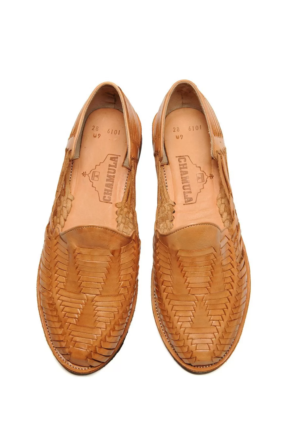 Online Cancun Leather Huarache | Slip On Vegetable Tanned Sandals | Tan 1 Sandals