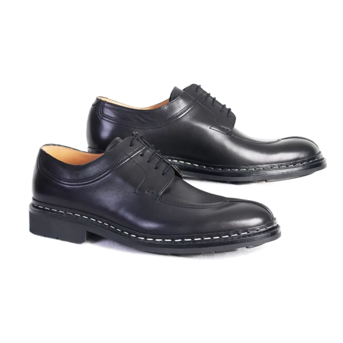 Outlet Catalpa | Leather Derby Shoe | Black Shoes