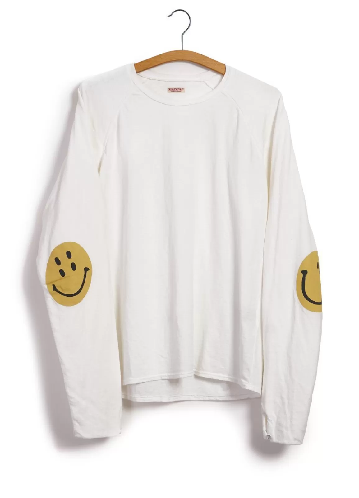 Discount Chef Smilie Patch | Long Sleeve T | White Jerseys