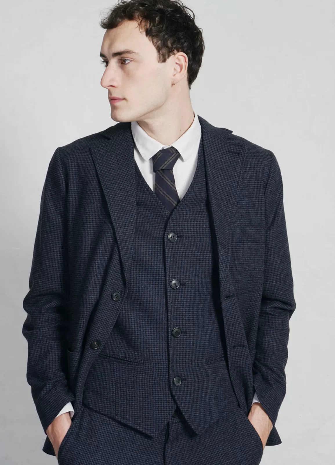 New Chris | Classic Two Button Blazer | Midnight Blazers