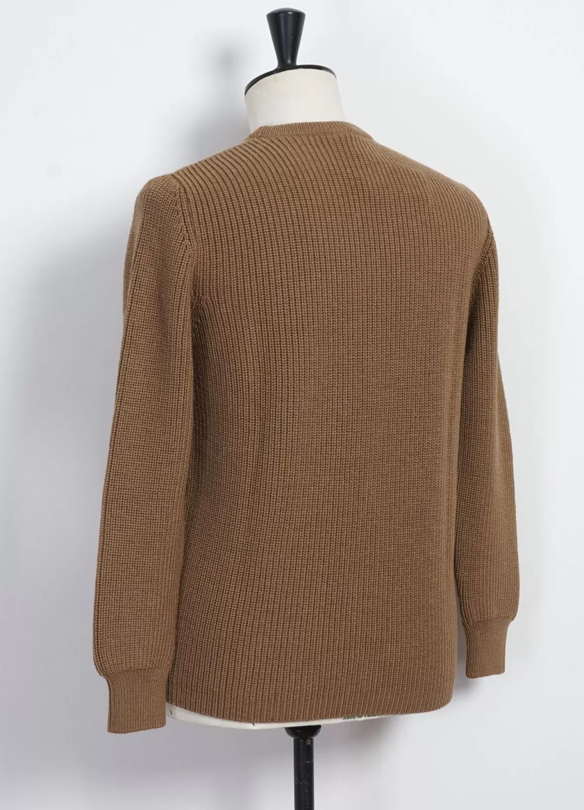 Fashion Crewneck | Soft Merino Wool Crewneck | Camel Knitwear