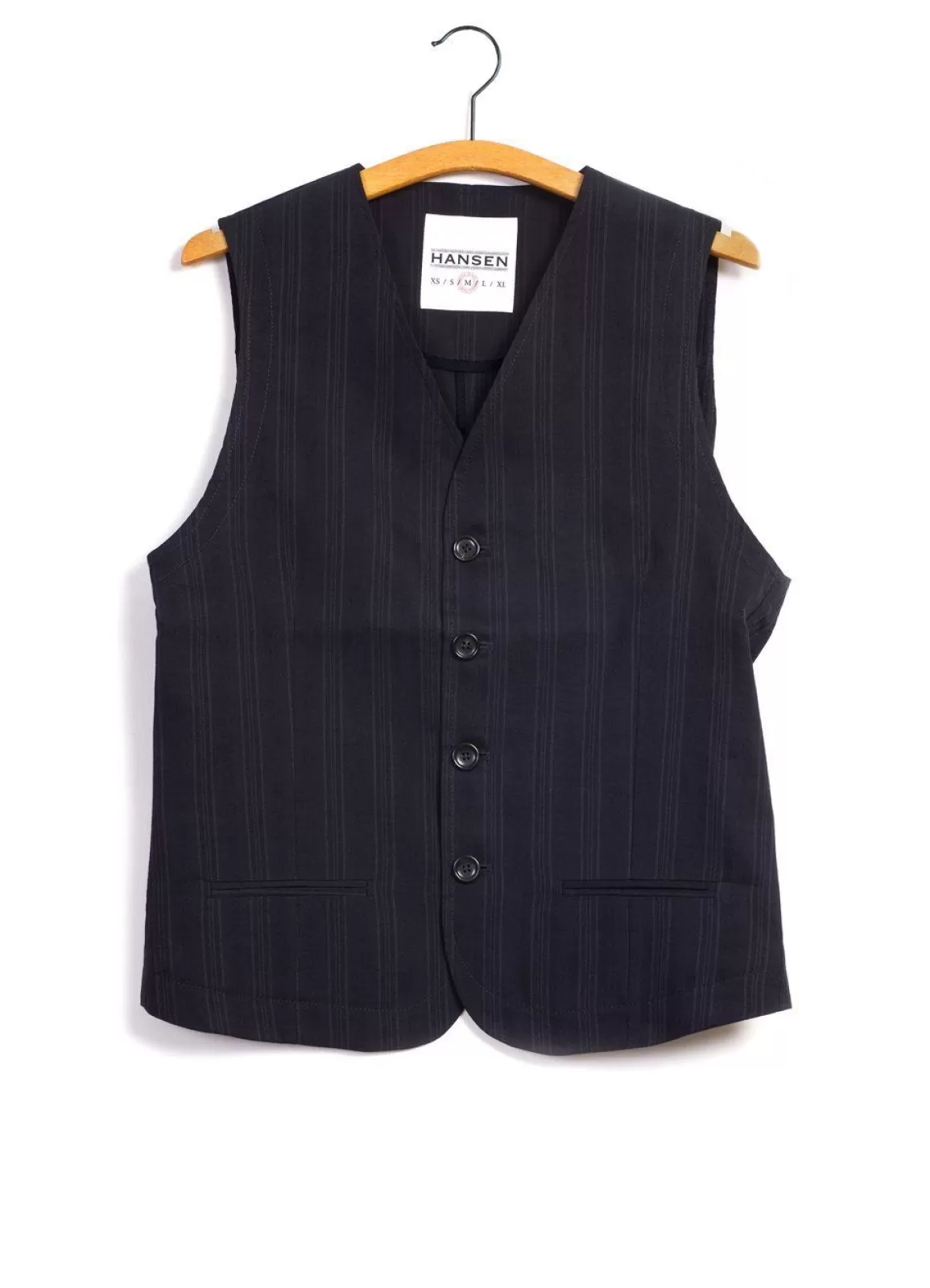 Hot Daniel | 4-Button Waistcoat | Black Stripe Waistcoats