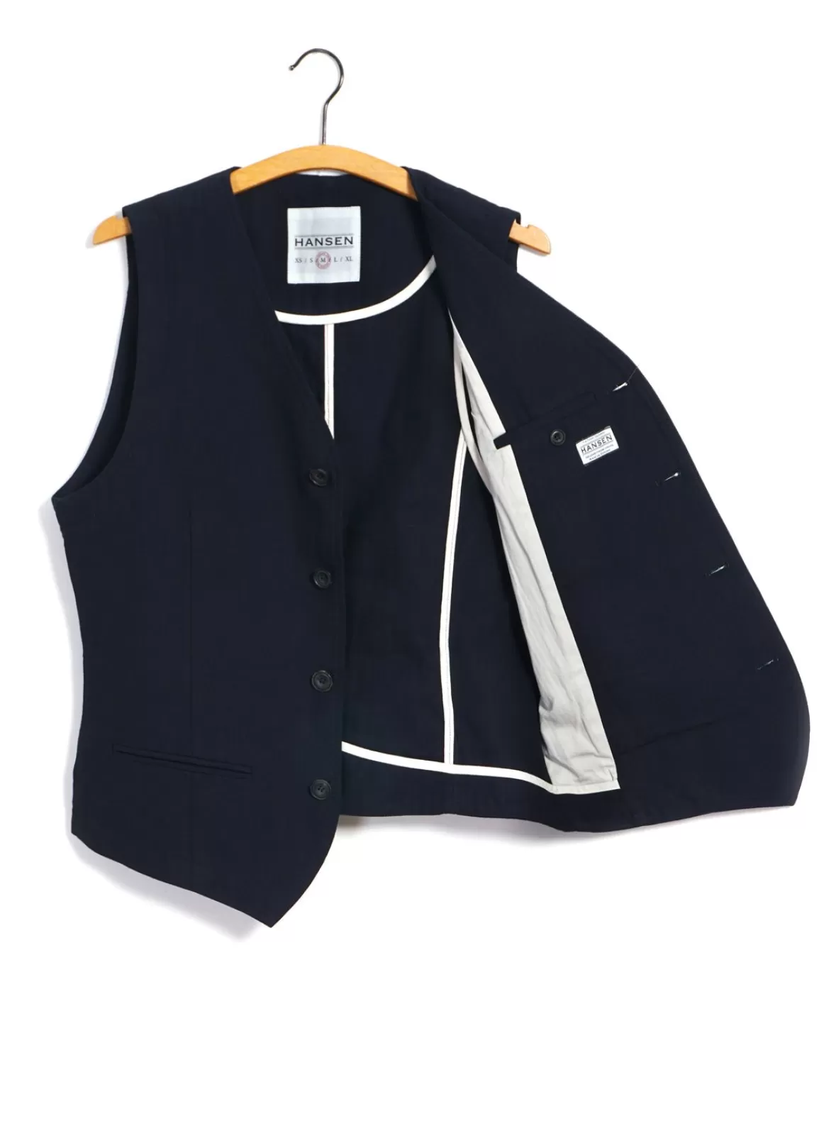 Best Daniel | Classic Waistcoat | Indigo Herringbone Waistcoats