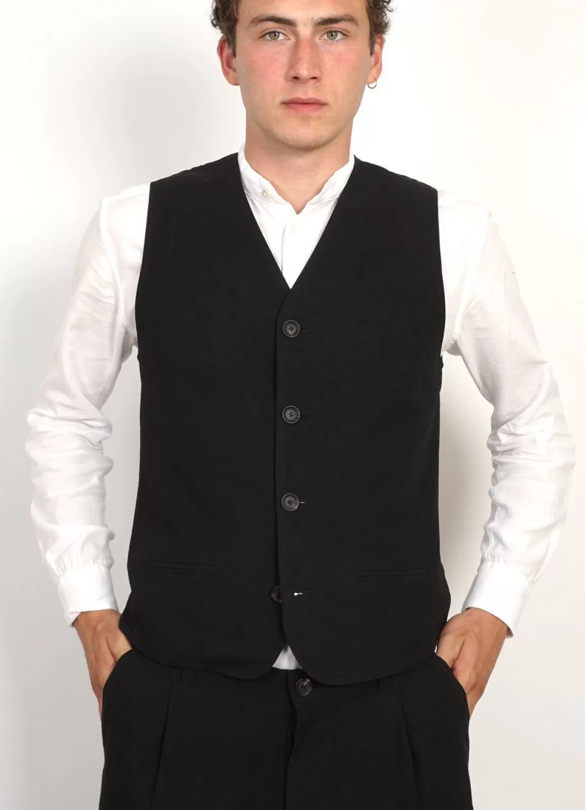 Best Sale Daniel | Four Button Waistcoat | Black Waistcoats