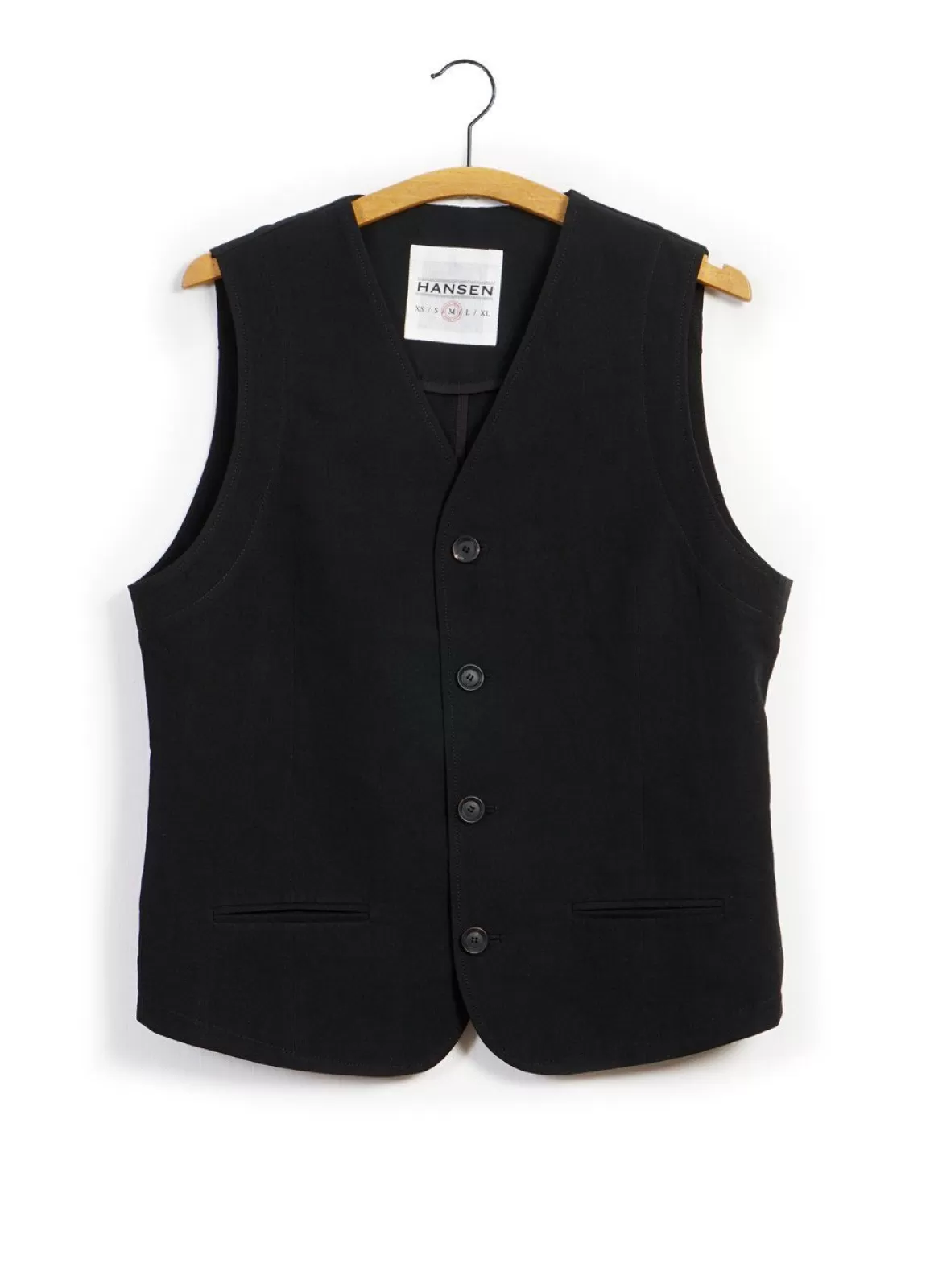 Best Sale Daniel | Four Button Waistcoat | Black Waistcoats