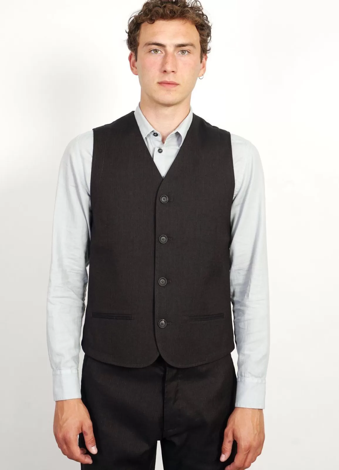 Online Daniel | Four Button Waistcoat | Coffee Melange Waistcoats