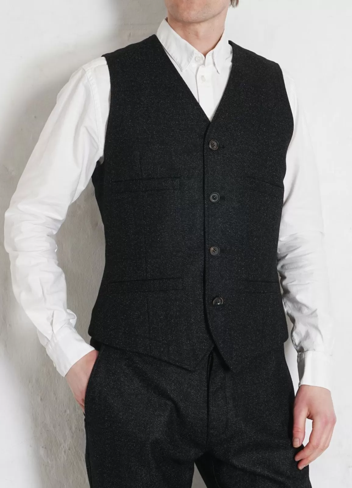 Clearance Danny | Classic Waistcoat | Black Marble Waistcoats