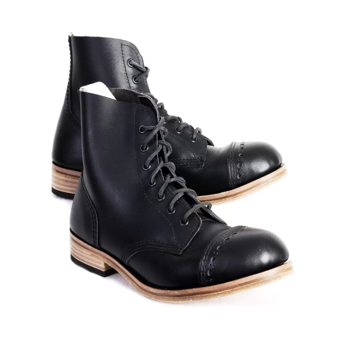 New Derby Boot | Traditional Work Boot | Black Boots