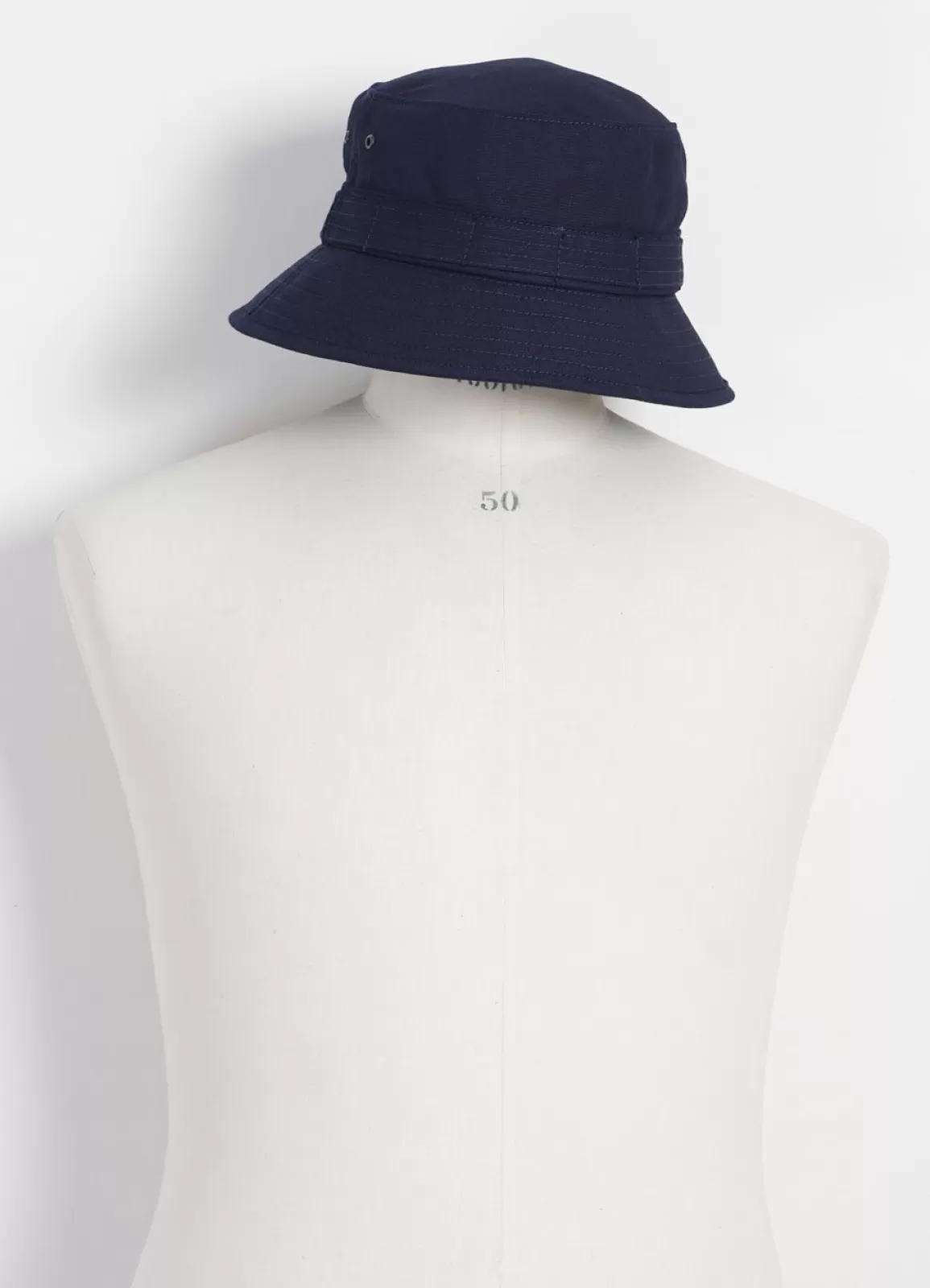 Fashion Edvard | Bucket Hat | Waffle Indigo Hats & Caps