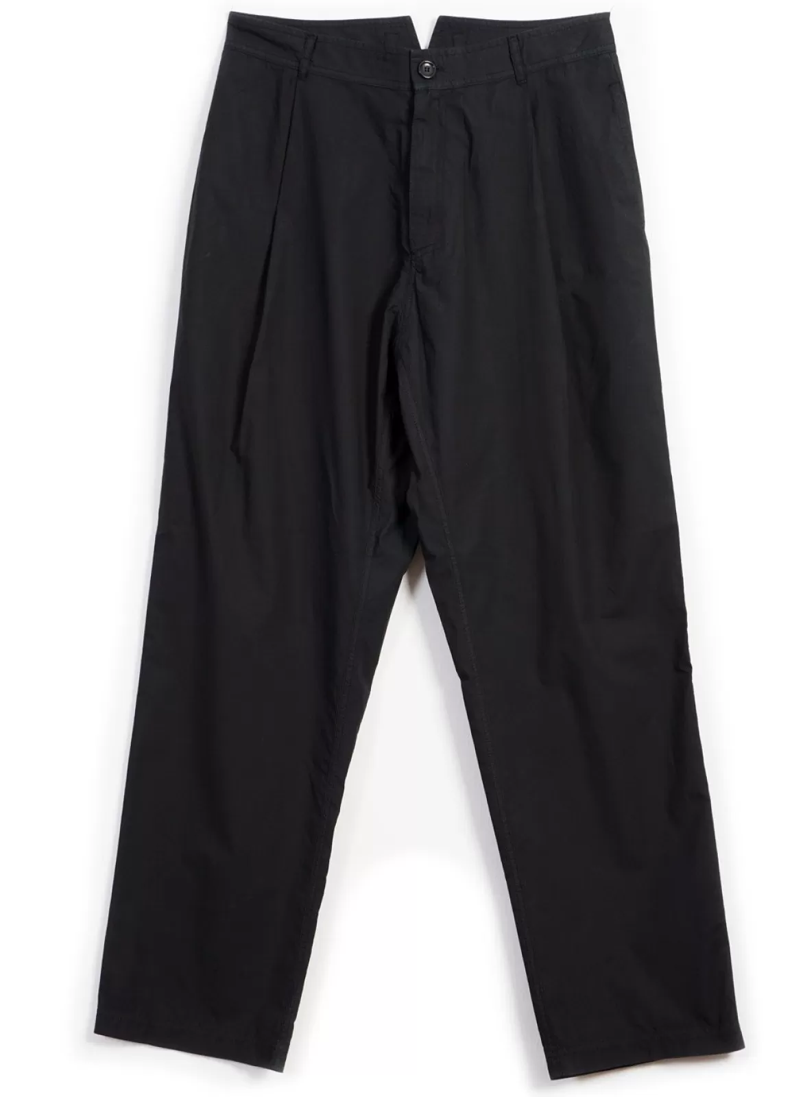 Best Eigil | Light Wide Cut Summer Trousers | Black Trousers