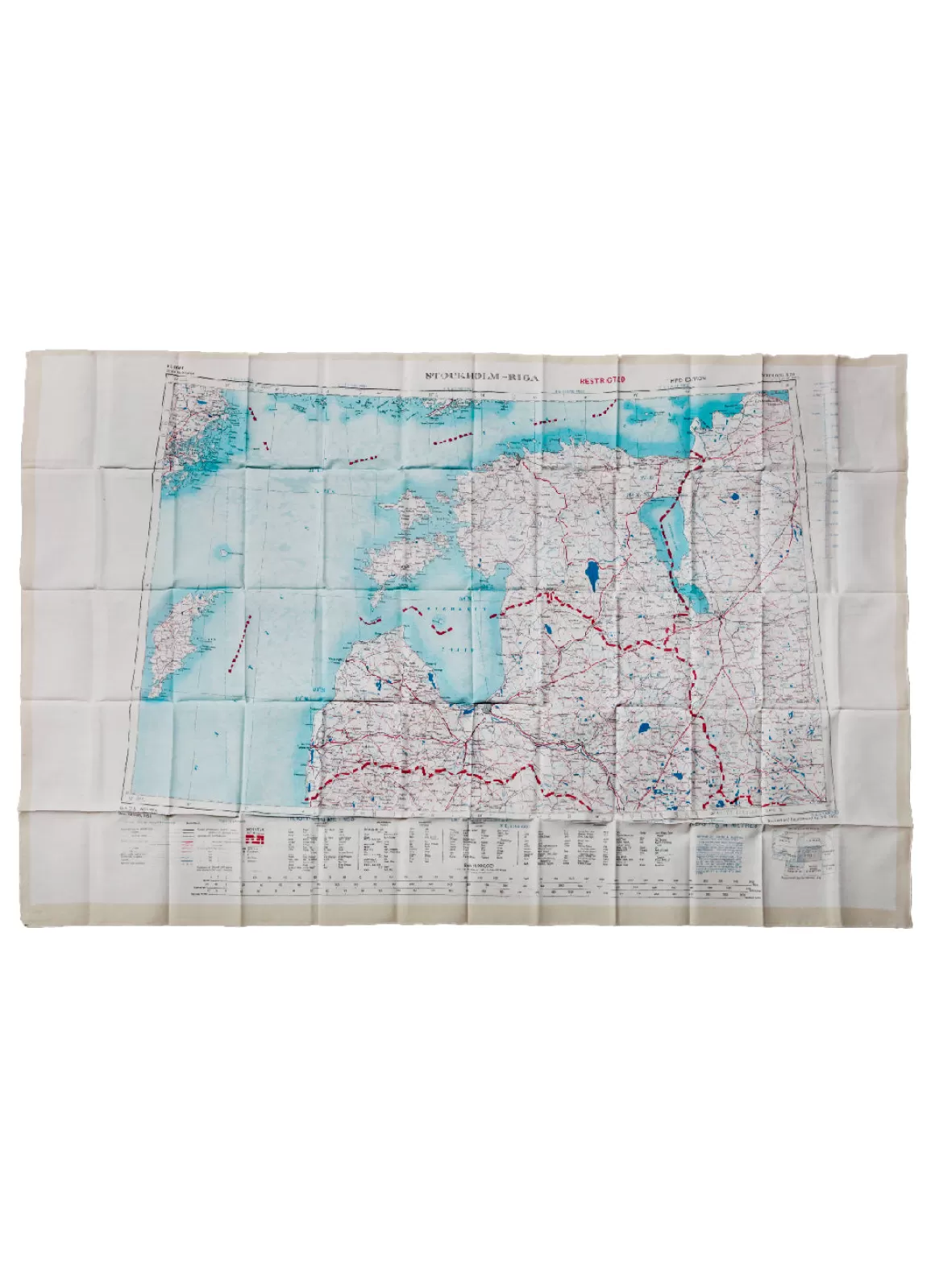 Cheap Escape Scarf | Vintage British Army Map | Oslo / Stockholm / Riga Scarves