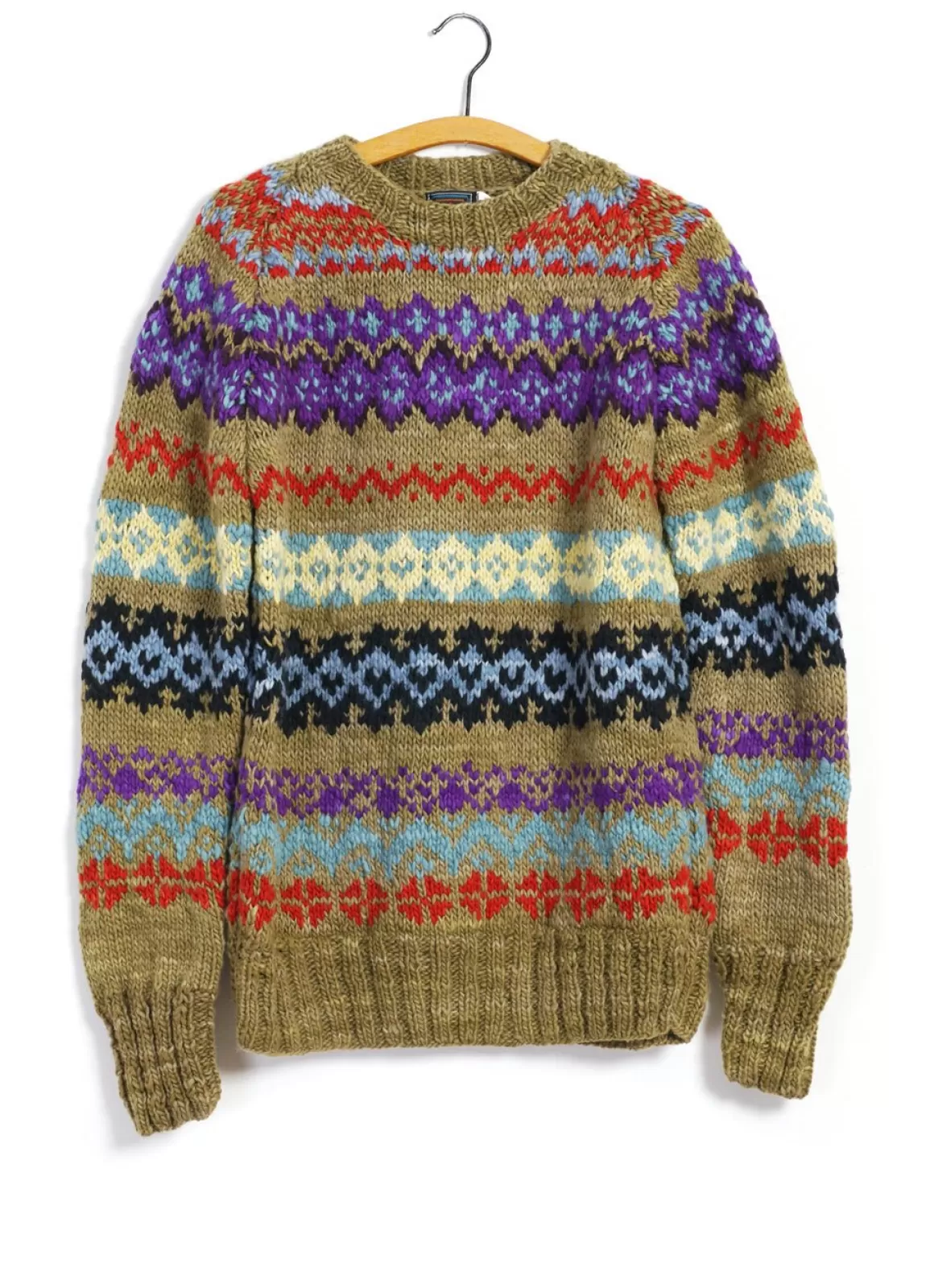 Outlet Fair Isle 8 | Hand-Knitted Pullover | Alfalfa Knitwear