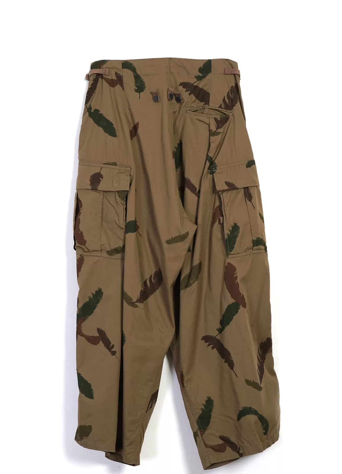 Store Feather Camo Jumbo | Combed Burberry Cargo Pants | Brown Trousers