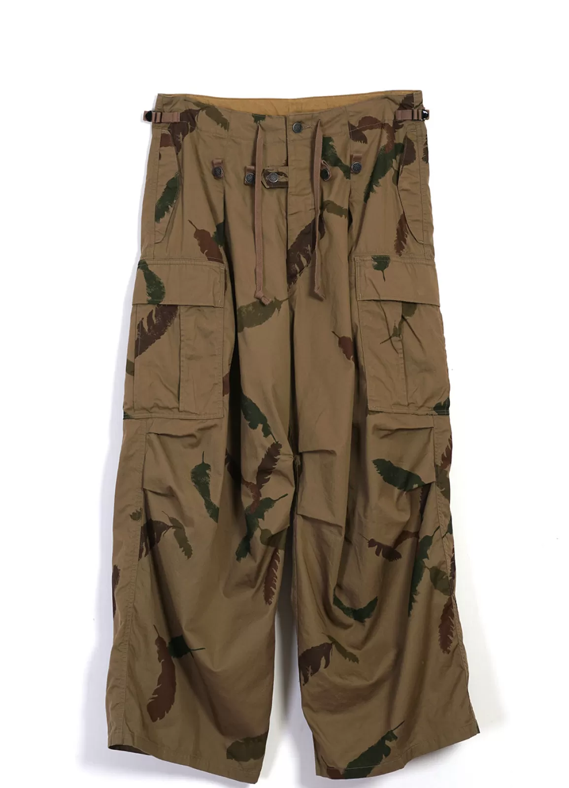 Store Feather Camo Jumbo | Combed Burberry Cargo Pants | Brown Trousers