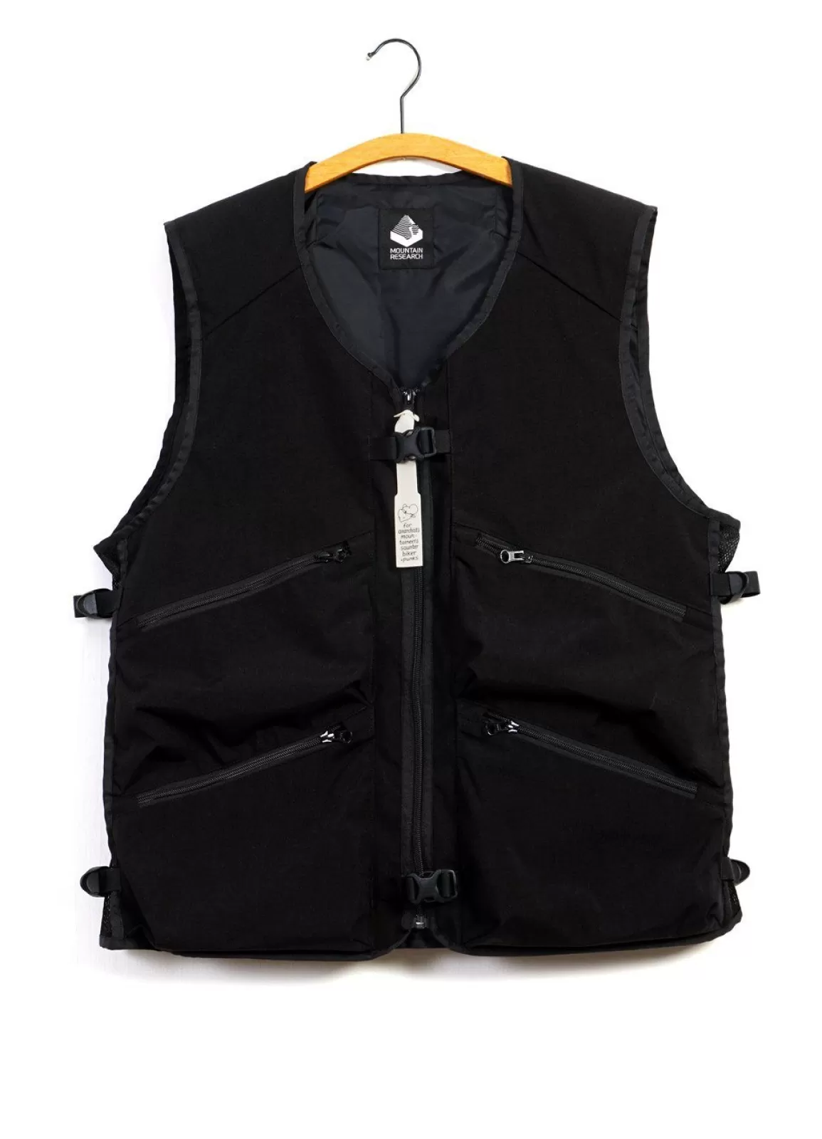 New Flower Basket Vest | Zipper Pockets & Bag Vest | Black Waistcoats