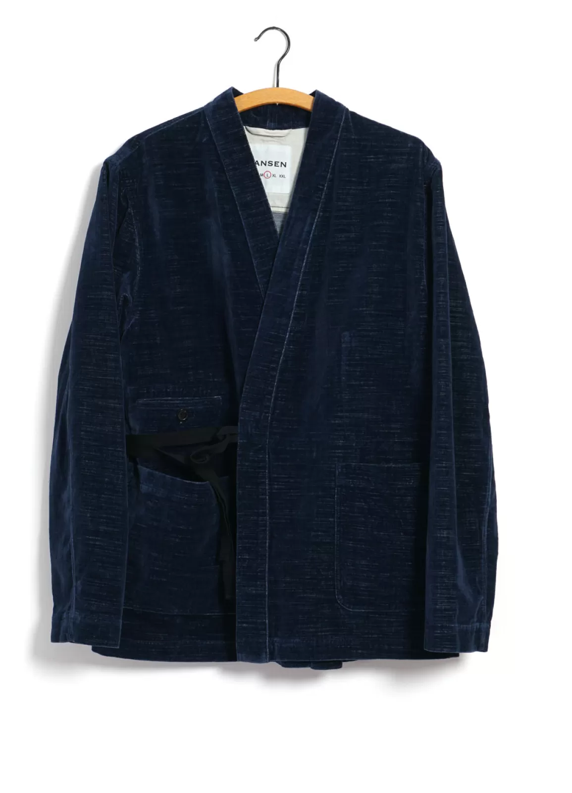 Online Folke | Scarecrow'S Jacket | Velvet Indigo Jacket & Coats