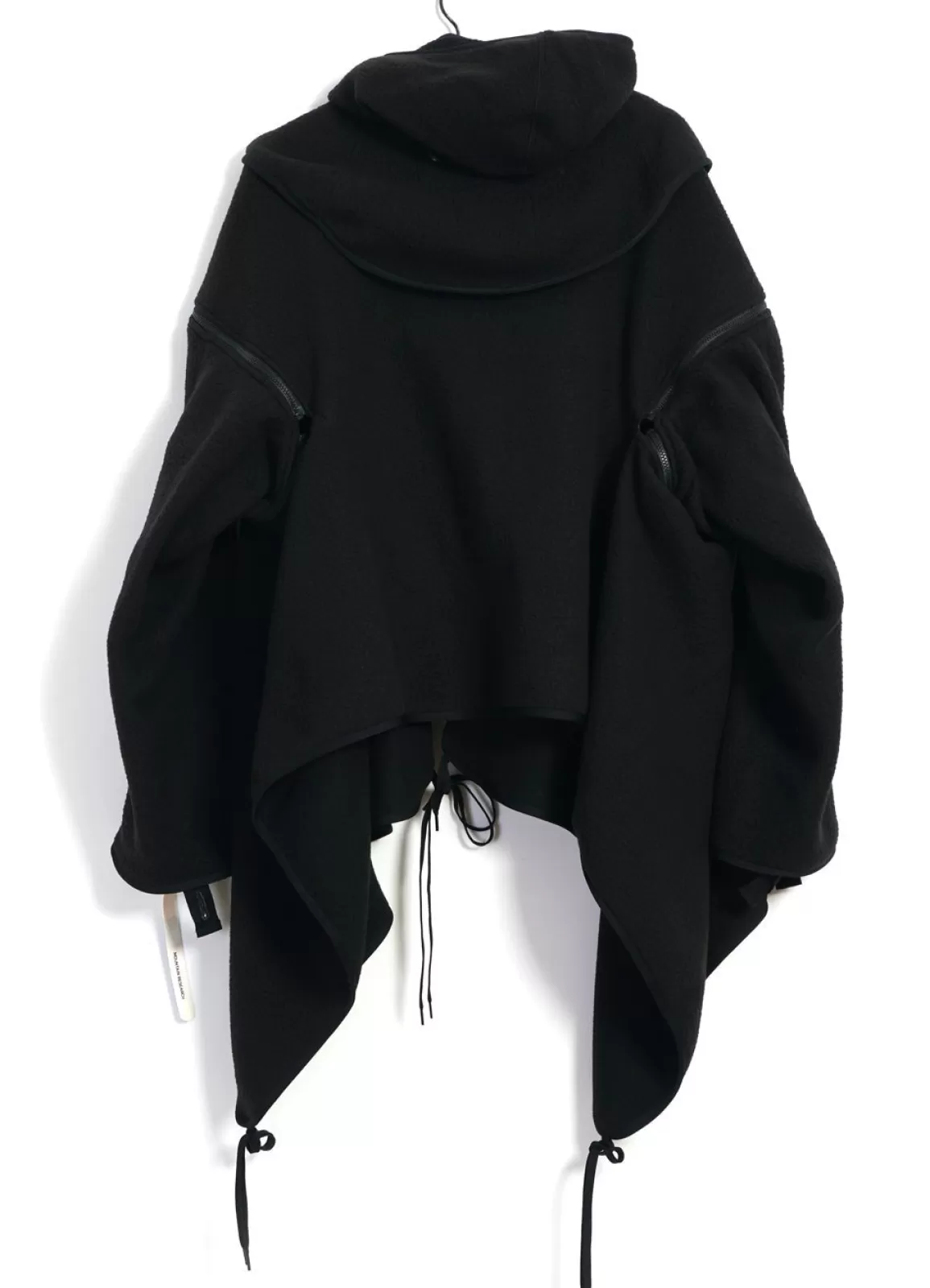 New Folks Poncho | Black Jacket & Coats