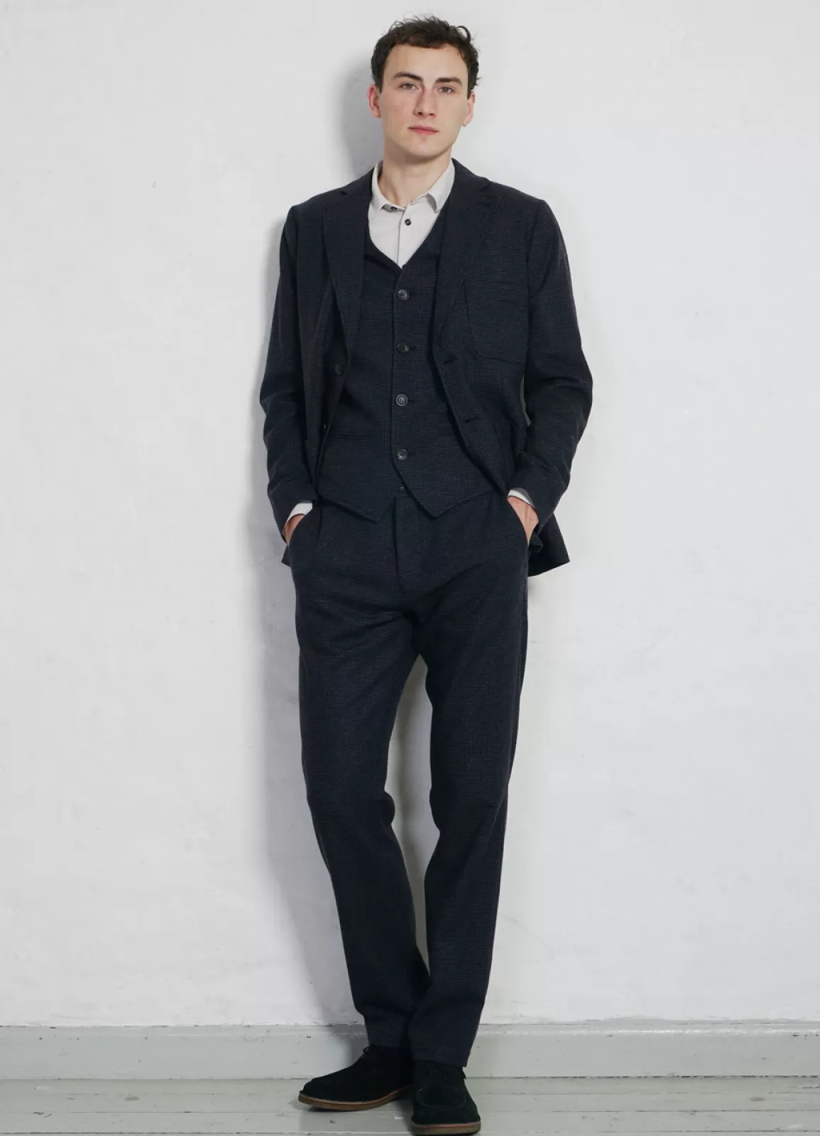 Clearance Fred | Regular Cut Trousers | Midnight Suiting