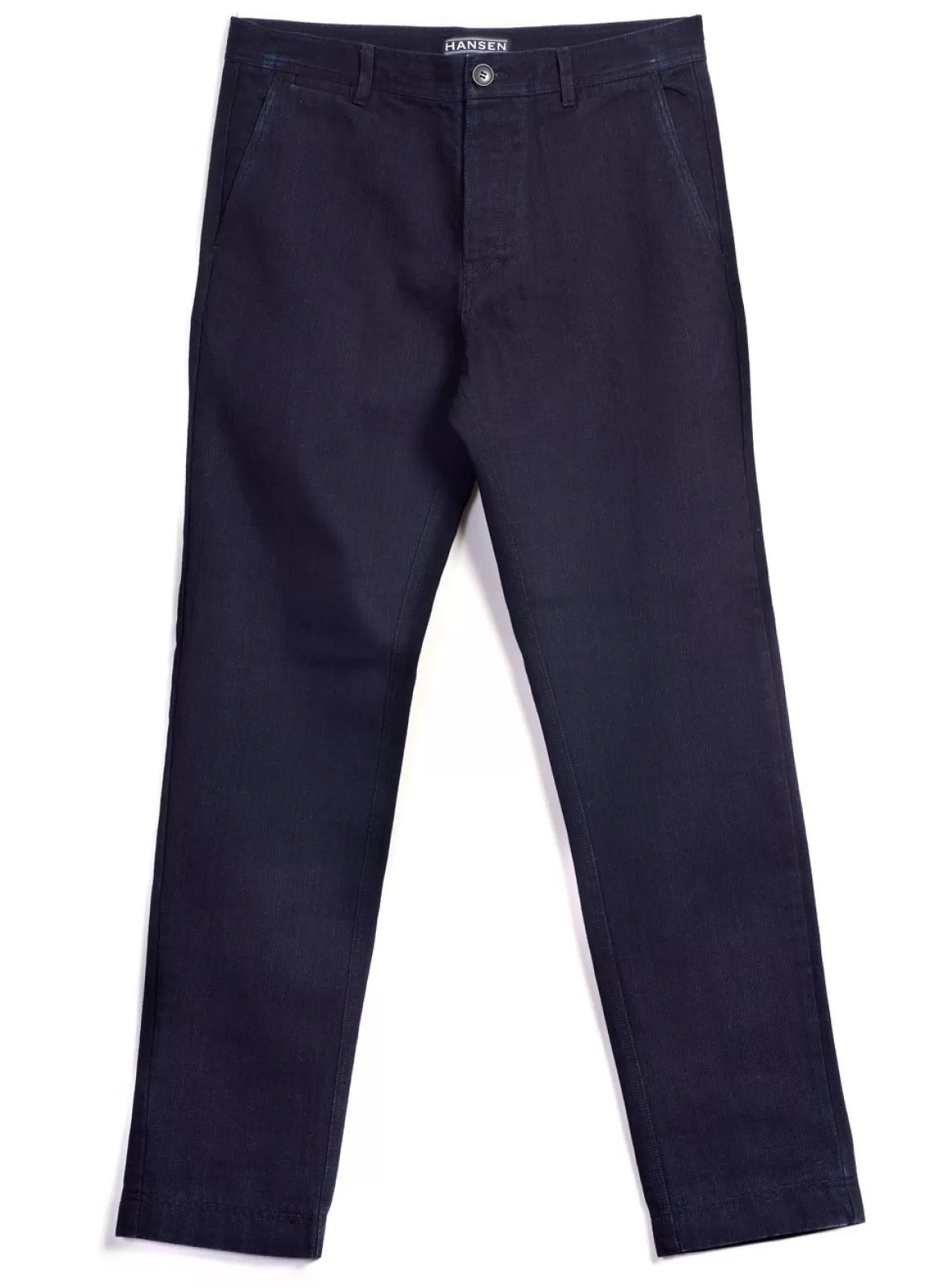 Outlet Fred | Regular Fit Trousers | Black Indigo Suiting