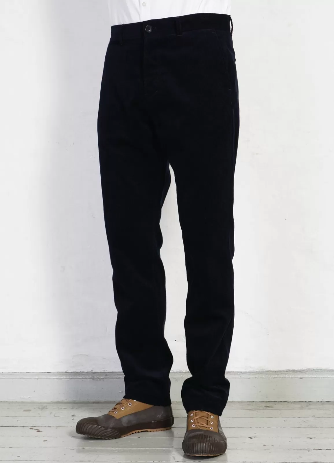 Shop Fred | Regular Fit Trousers | Fluid Navy Suiting