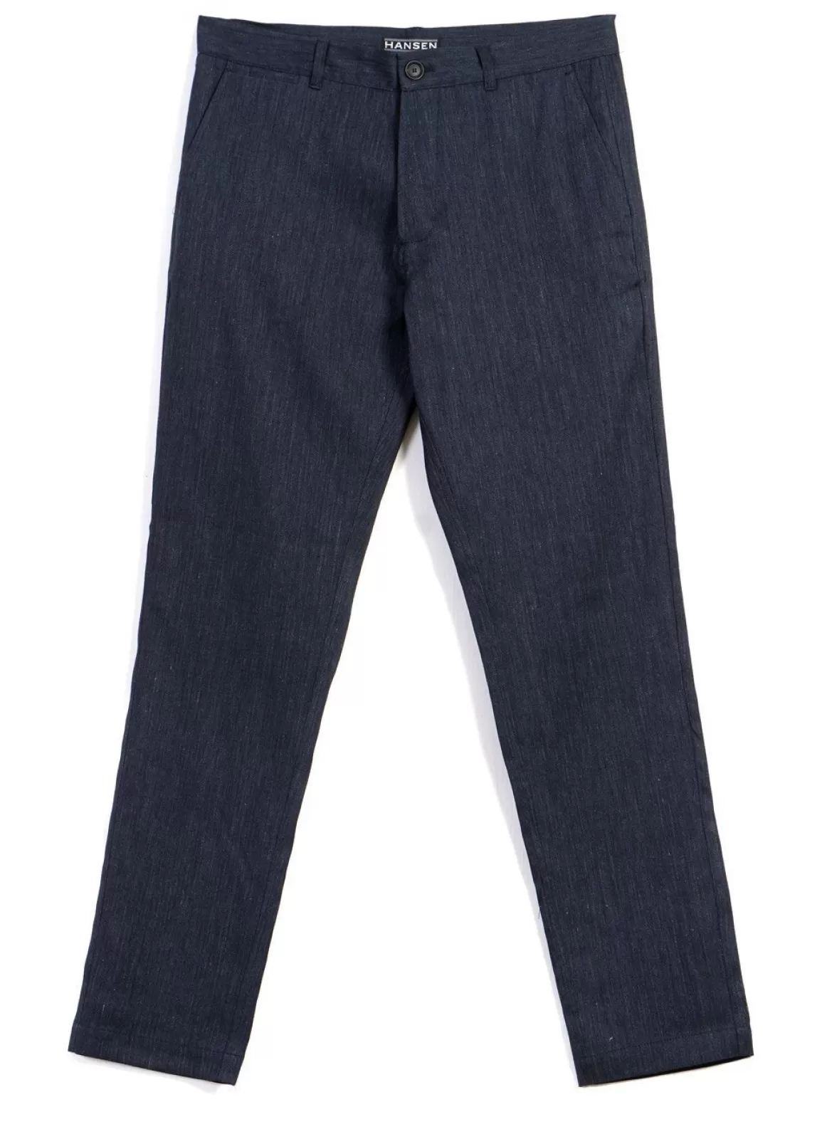 Hot Fred | Regular Fit Trousers | Navy Melange Suiting