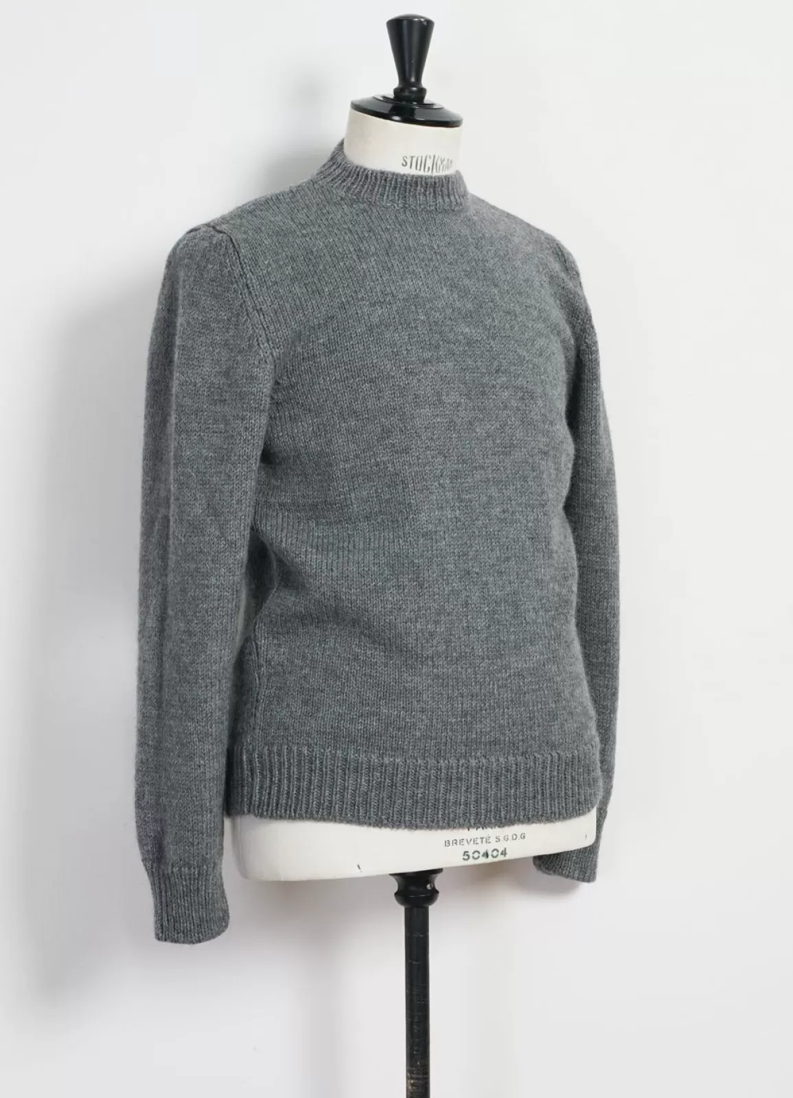 Cheap X Casa Isaac | Alpaca Crew Neck | Grey Knitwear