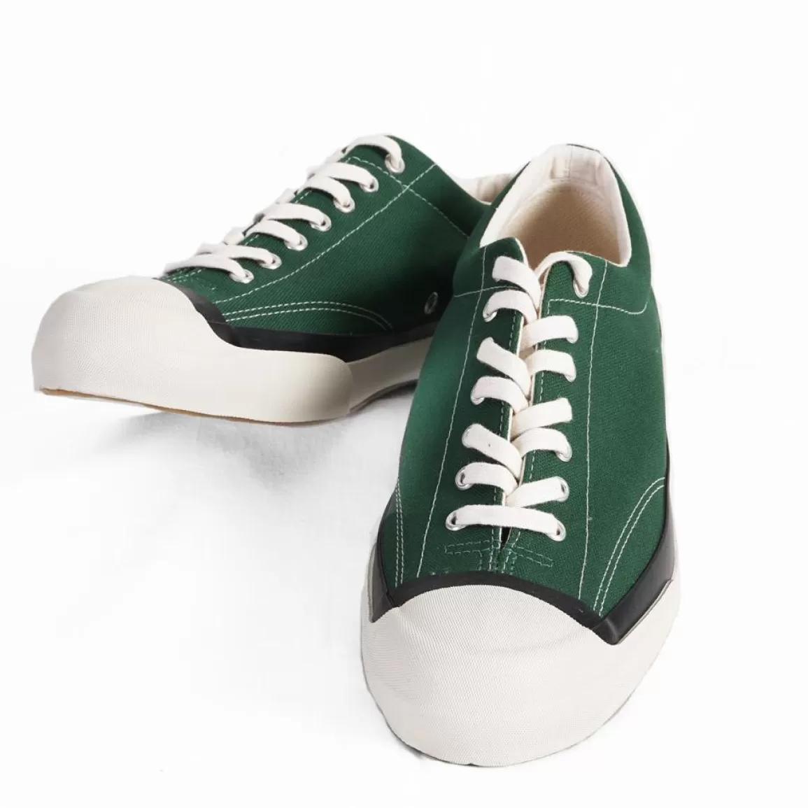 Best Gym Court | Canvas Vulcanised Sole Sneaker | Green Shoes