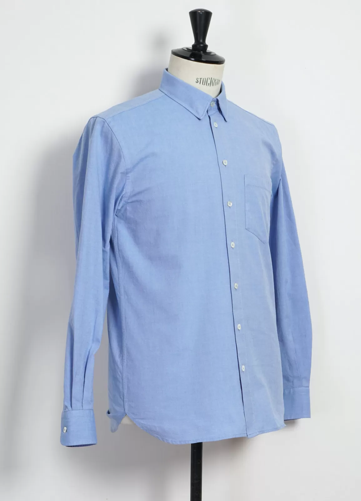 Best Sale Haakon | Hidden Button Down Shirt | Blue Shirts