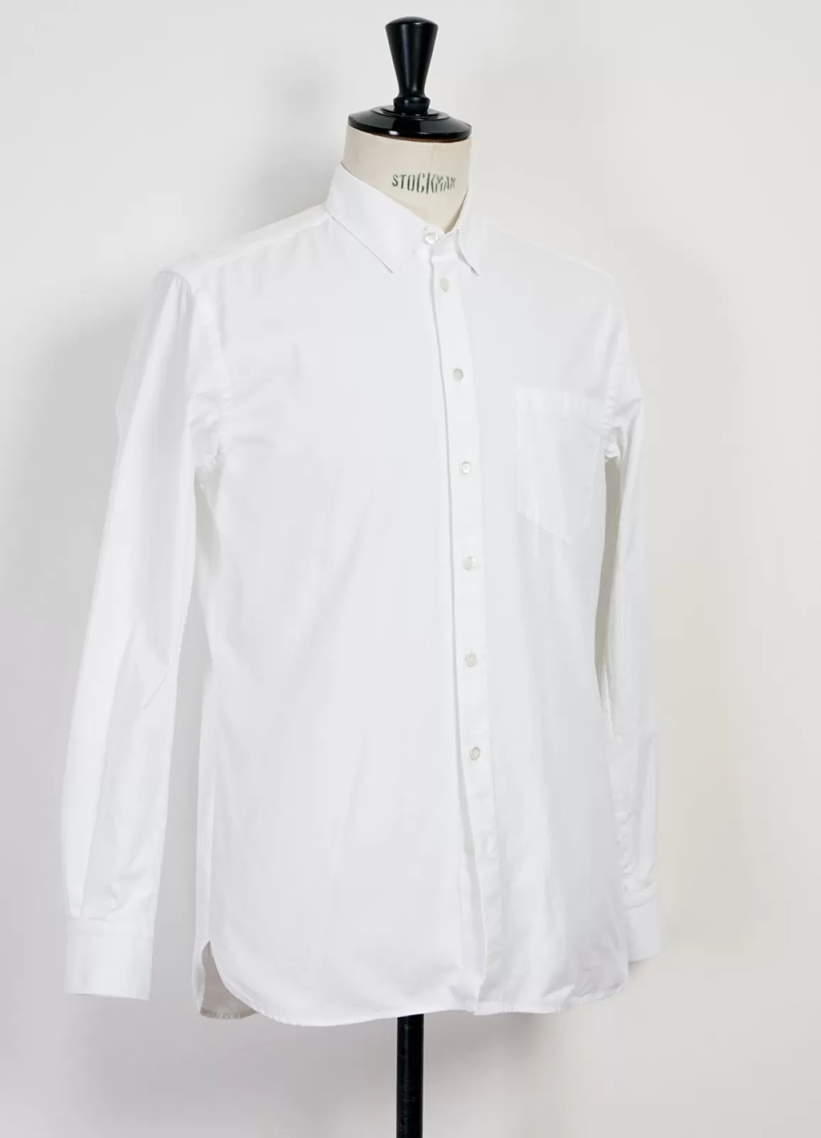 Sale Haakon | Hidden Button Down Shirt | White Shirts