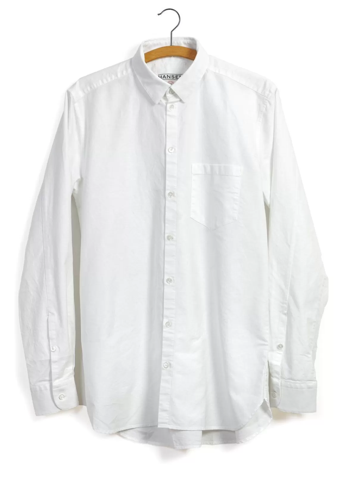 New Haakon | Hidden Button Down Shirt | White Shirts