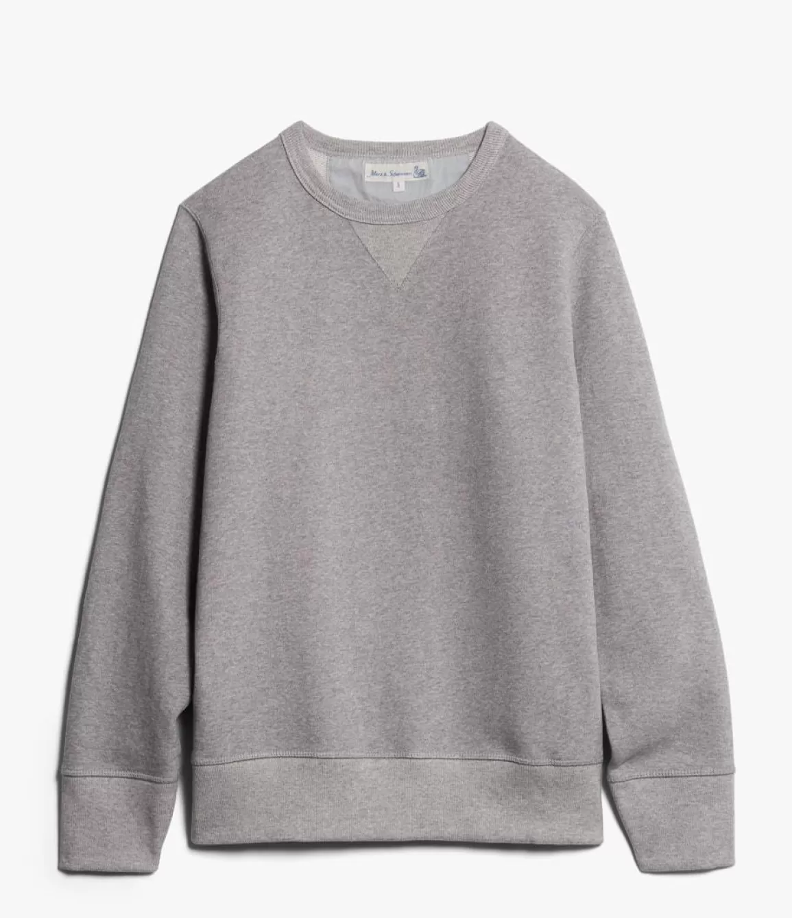 Cheap Heavy Sweatshirt | Organic Crew Neck | Grey Mel Jerseys