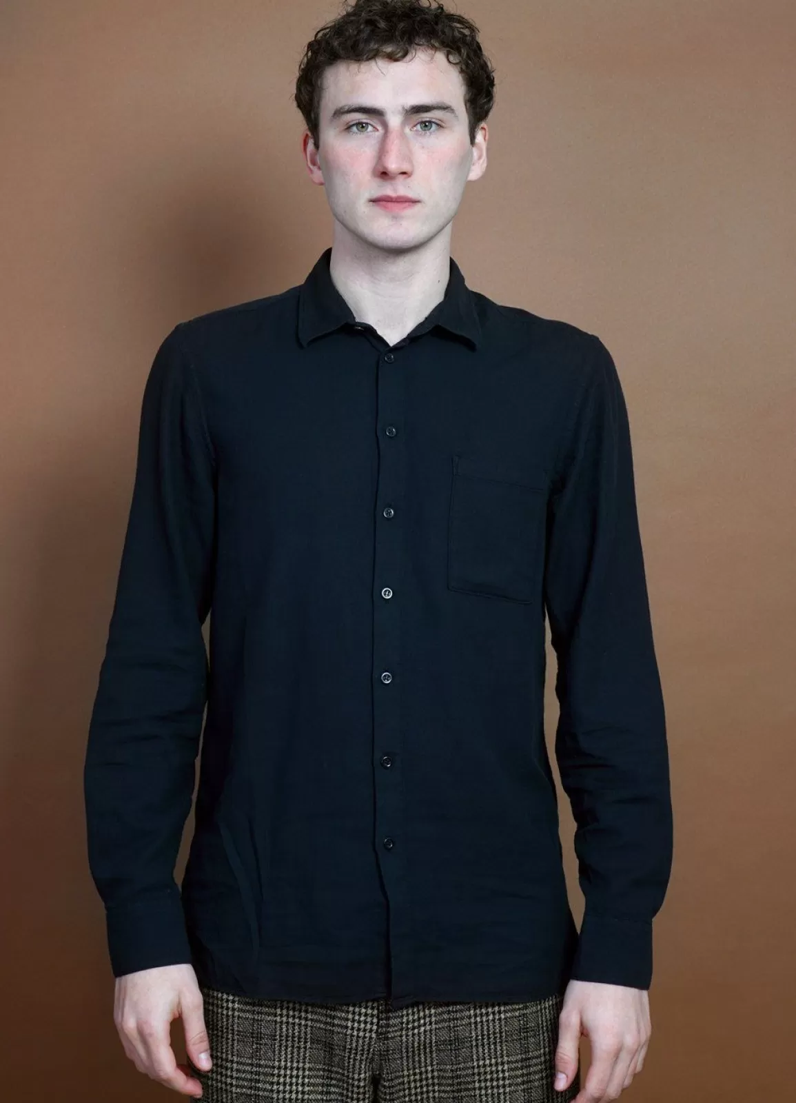 New Henning | Casual Classic Shirt | Black Shirts