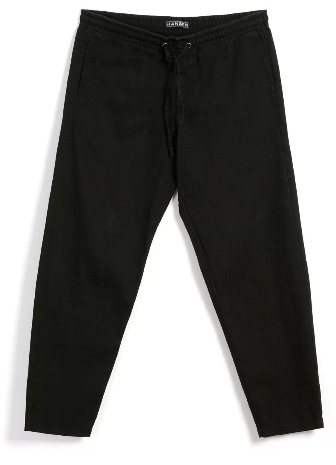 Cheap Jim | Casual Drawstring Trousers | Washed Black Trousers