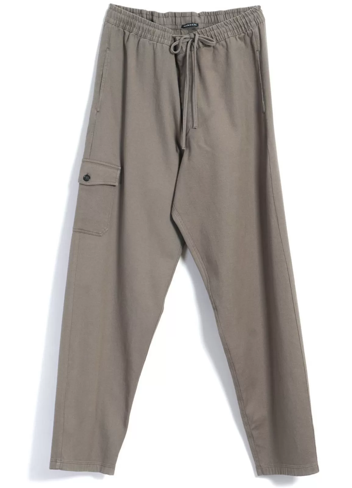 Flash Sale Jimmy | Casual Cargo Drawstring Pants | Light Grey Trousers