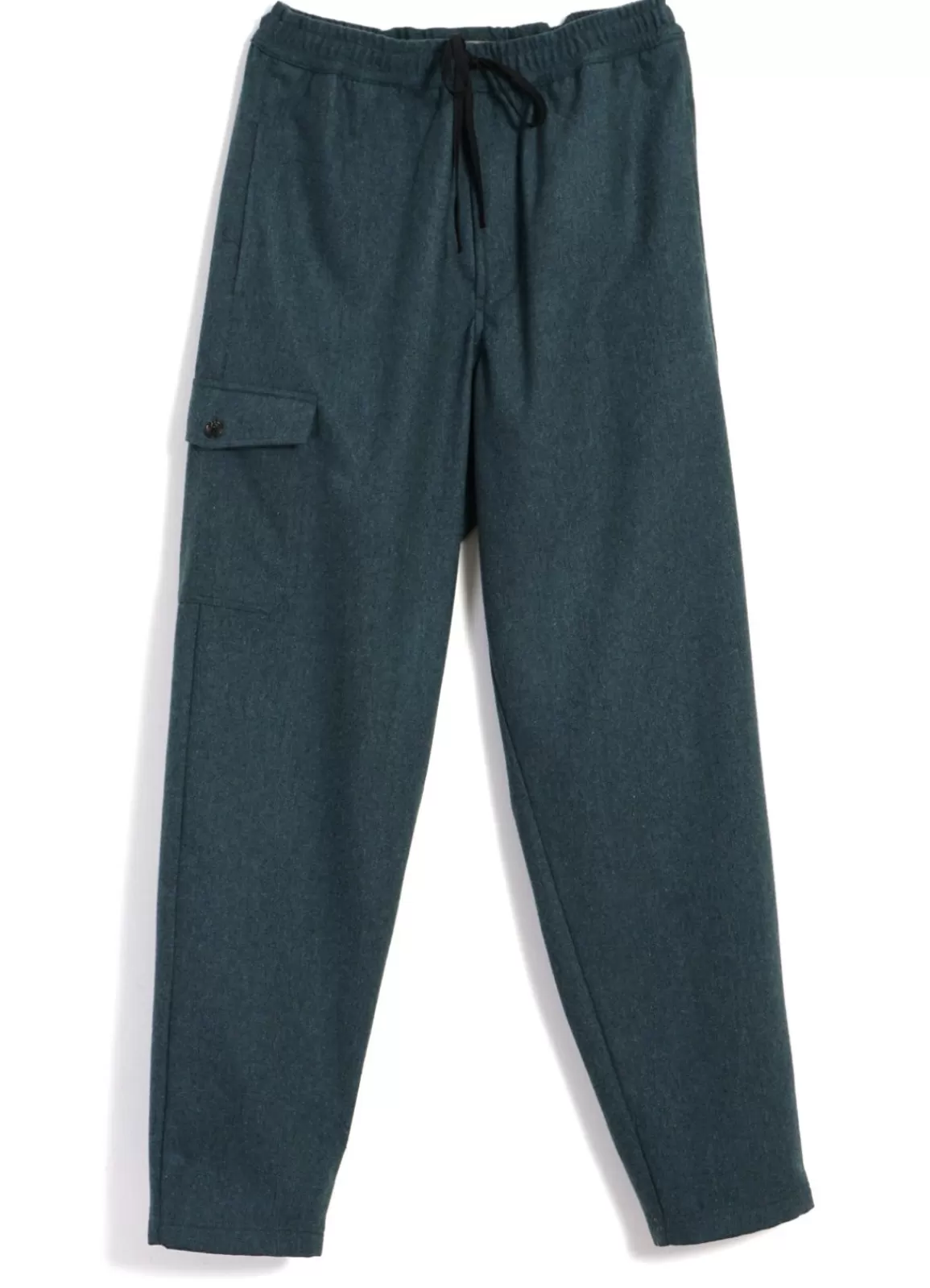 Best Sale Jimmy | Casual Cargo Drawstring Pants | Moss Green Trousers